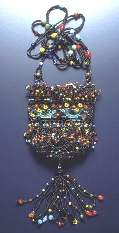 Beaded Lizard Bag