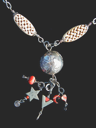 Detail of Bunny Chain Necklace