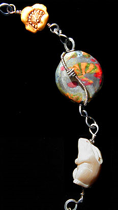 Detail of Bunny Chain Necklace