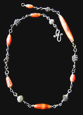 Cambay Carnelian Necklace