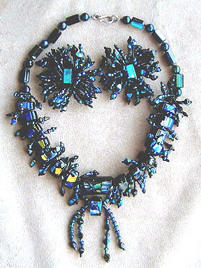 Dichroic Glass Necklace