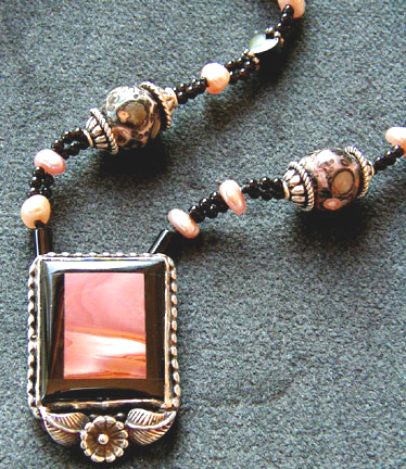 Detail of Further Shore Necklace