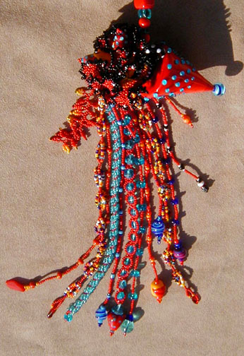 Detail of Heather Vessel Necklace