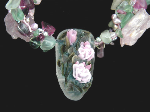 Detail of Moonlight Necklace