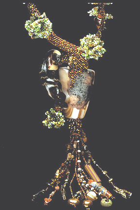 Detail of Titi Monkey Necklace