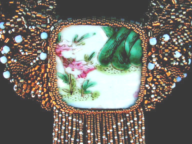 Detail of Winged Sherd Necklace