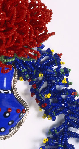 Detail of Carnation Vessel Pin