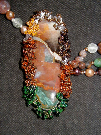 Detail of Crack Between the Worlds Necklace