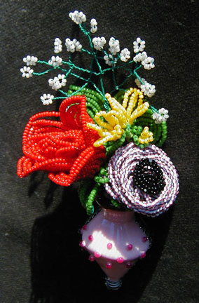 Detail of Torus Flower Pin