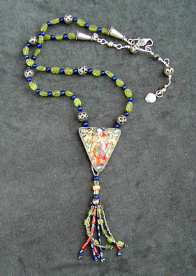 Chinese Sage Necklace