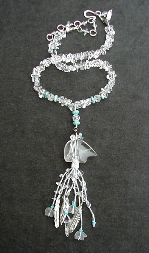 Crystal Bear Necklace
