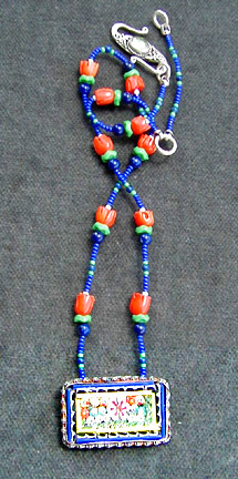 Rectangular Mosaic Necklace