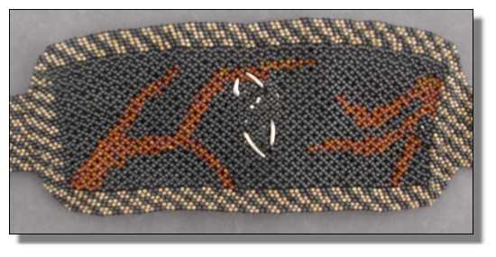 Back of Pine Cone Bracelet