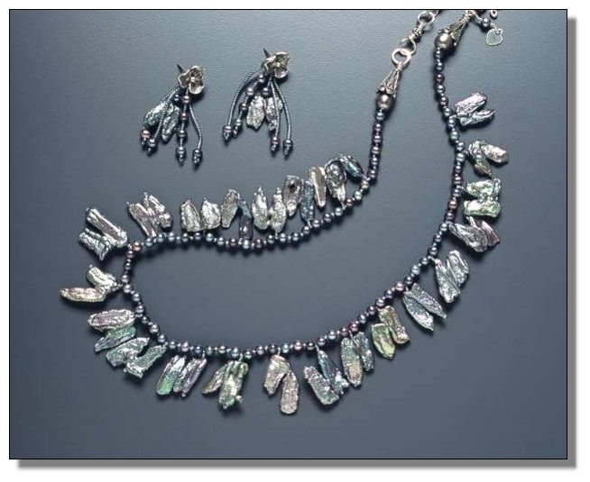 Winged Pearls Necklace