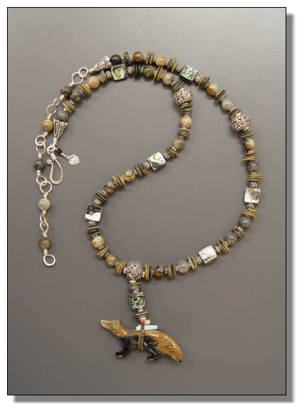 Elegant Wolf Necklace