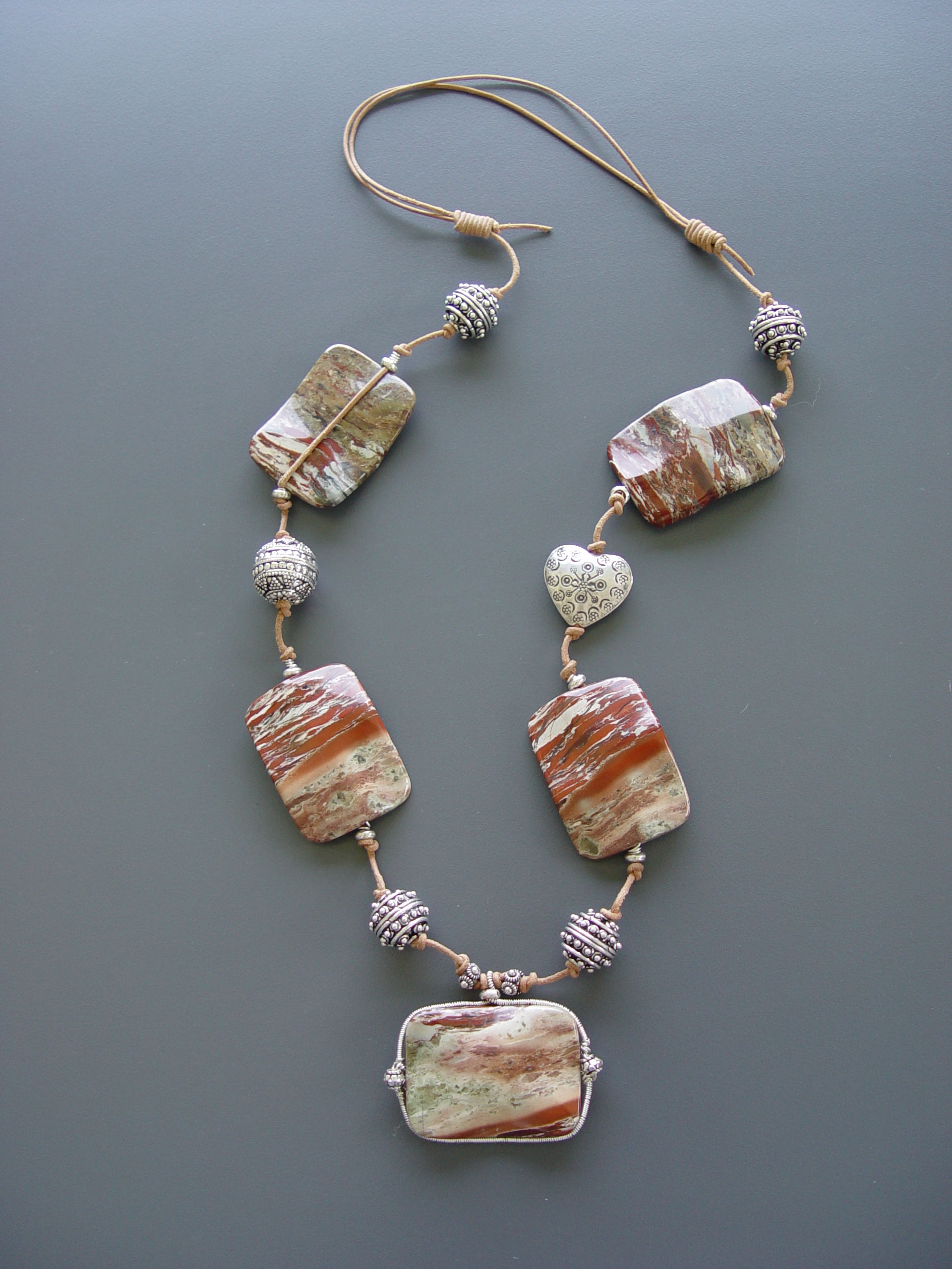 Detail of Jasper Necklace