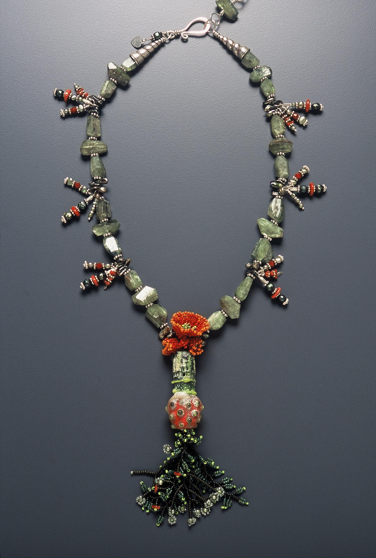 Detail of Poppy Necklace