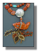 Red Squirrel Necklace