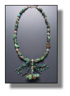 Turquoise Badger Necklace