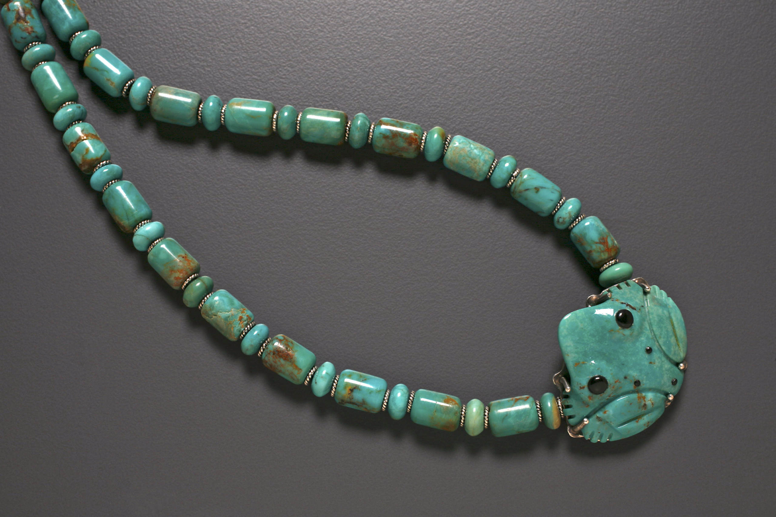 Detail of Frog Prince Necklace