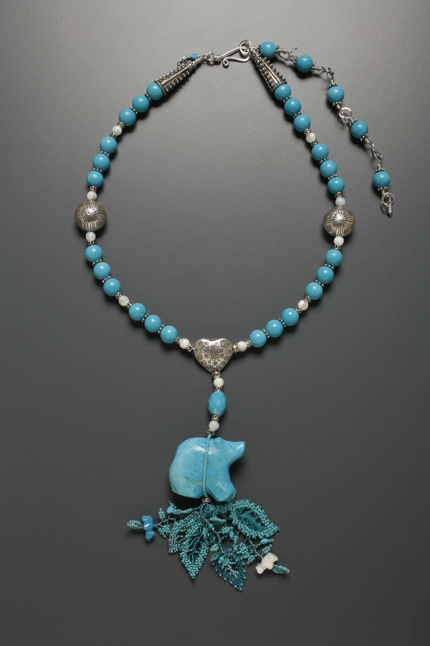 Detail of Granddad and the Kids Necklace