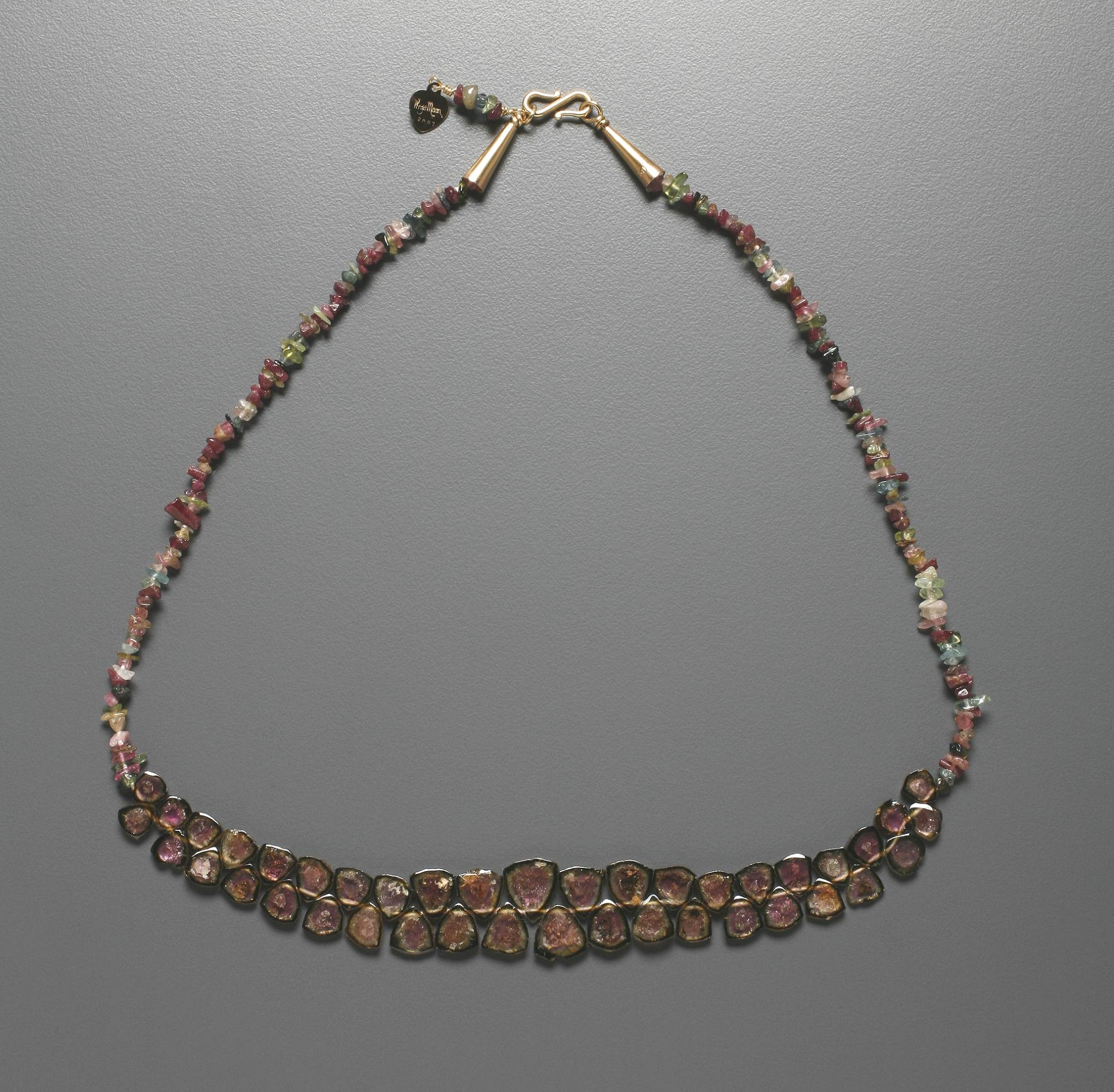 Detail of Petite Tourmaline Necklace