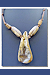 Agatized Coral Necklace Detail