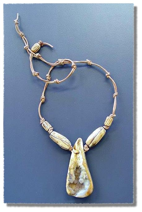 Agatized Coral Necklace