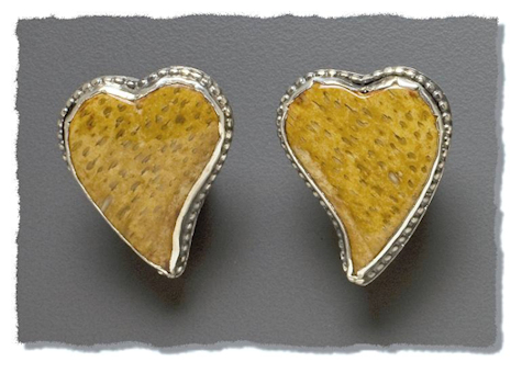 Palm Heart Earrings - Mary Hicklin Palm Heart Earrings