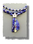 Lapis Corn Maiden Necklace