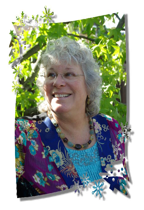 Charmi's Mom with Aquamaline - Mary Hicklin Charmi's Mom