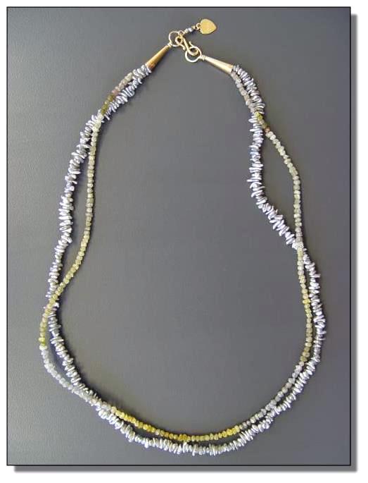 Diamonds in the Rough Necklace
