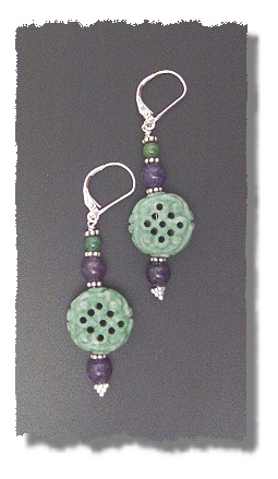 Jade Knot Earrings