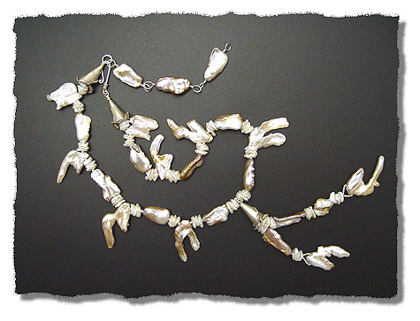 Wings of Pearl Necklace - Mary Hicklin Wings of Pearl Necklace