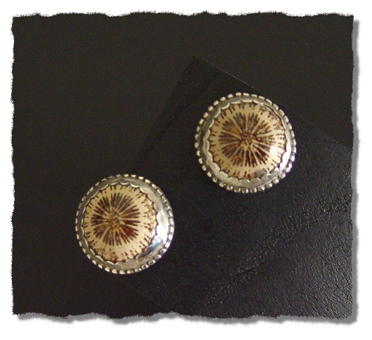 Bali Star Coral Earrings