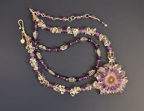 Amethyst Stalactite Necklace - Mary Hicklin Amethyst Stalactite Necklace