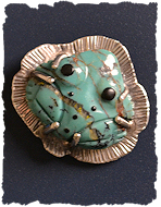 Frog Brooch