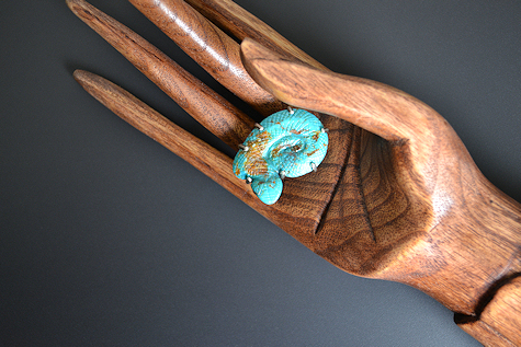 Rattlesnake Brooch - Mary Hicklin Rattlesnake Brooch