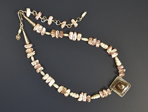 Opal Ladybug Necklace - Mary Hicklin Opal Ladybug Necklace