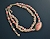 Ruffled Rhodochrosite Necklace