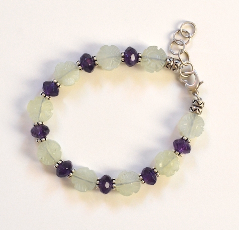 Jade Flower Bracelet - Mary Hicklin Jade Flower Bracelet