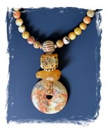 Crazy Lace Pi Necklace