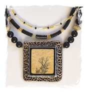 Dendritic Limestone Necklace