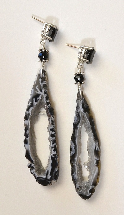 Oco Geode Earrings - Mary Hicklin Oco Geode Earrings