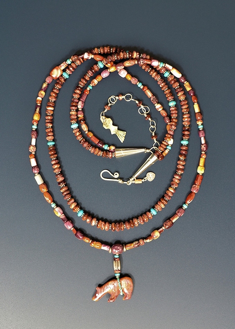 Spiny Mini Bear Necklace - Mary Hicklin Spiny Mini Bear Necklace