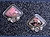 Rhodonite Cross Earrings - Mary Hicklin Rhodonite Cross Earrings