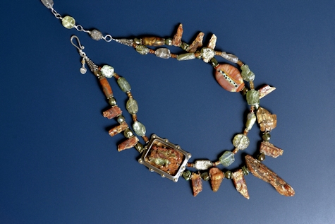 Orange Kyanite Necklace - Mary Hicklin Orange Kyanite Necklace
