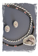 Painted Heart Necklace