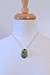 Smithsonite Pendant Necklace on model- Mary Hicklin Smithsonite Pendant Necklace on model