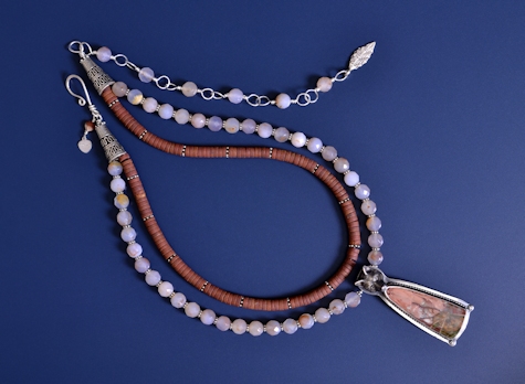 Morrisonite Wolf Necklace - Mary Hicklin Morrisonite Wolf Necklace